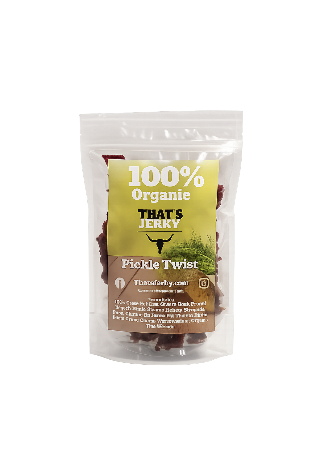 Pickle Beef Jerky 100% Organic