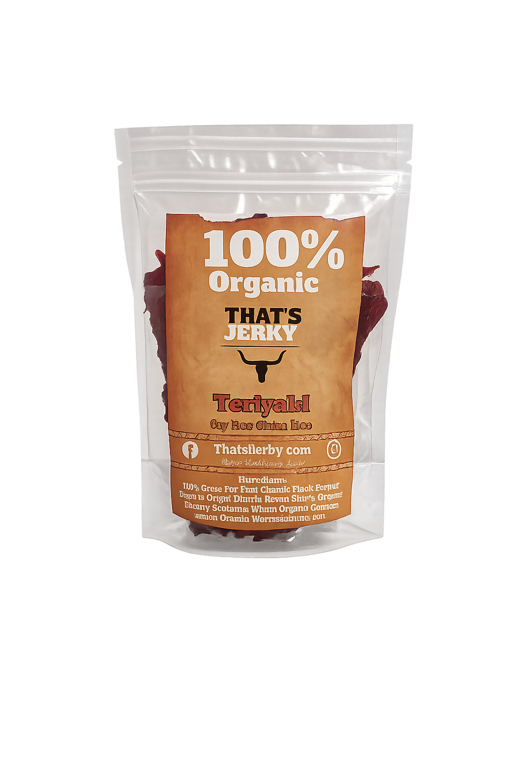Teriyaki Beef Jerky 100% Organic