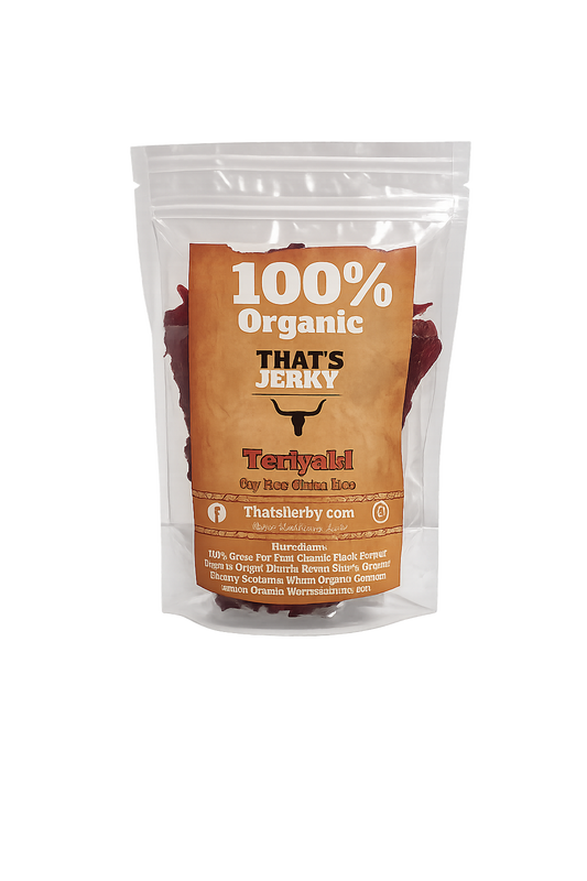 Teriyaki Beef Jerky 100% Organic