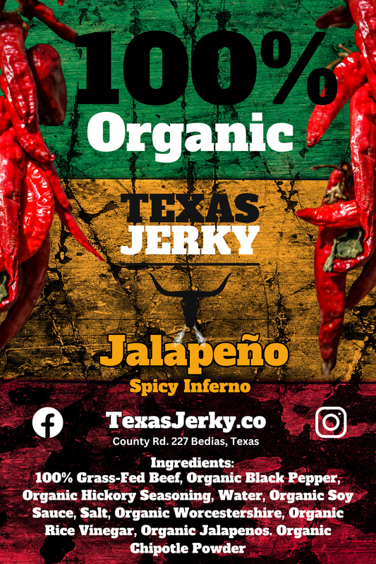 Organic Jalapeno beef jerky