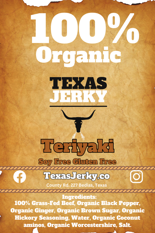 Organic Teriyaki beef jerky
