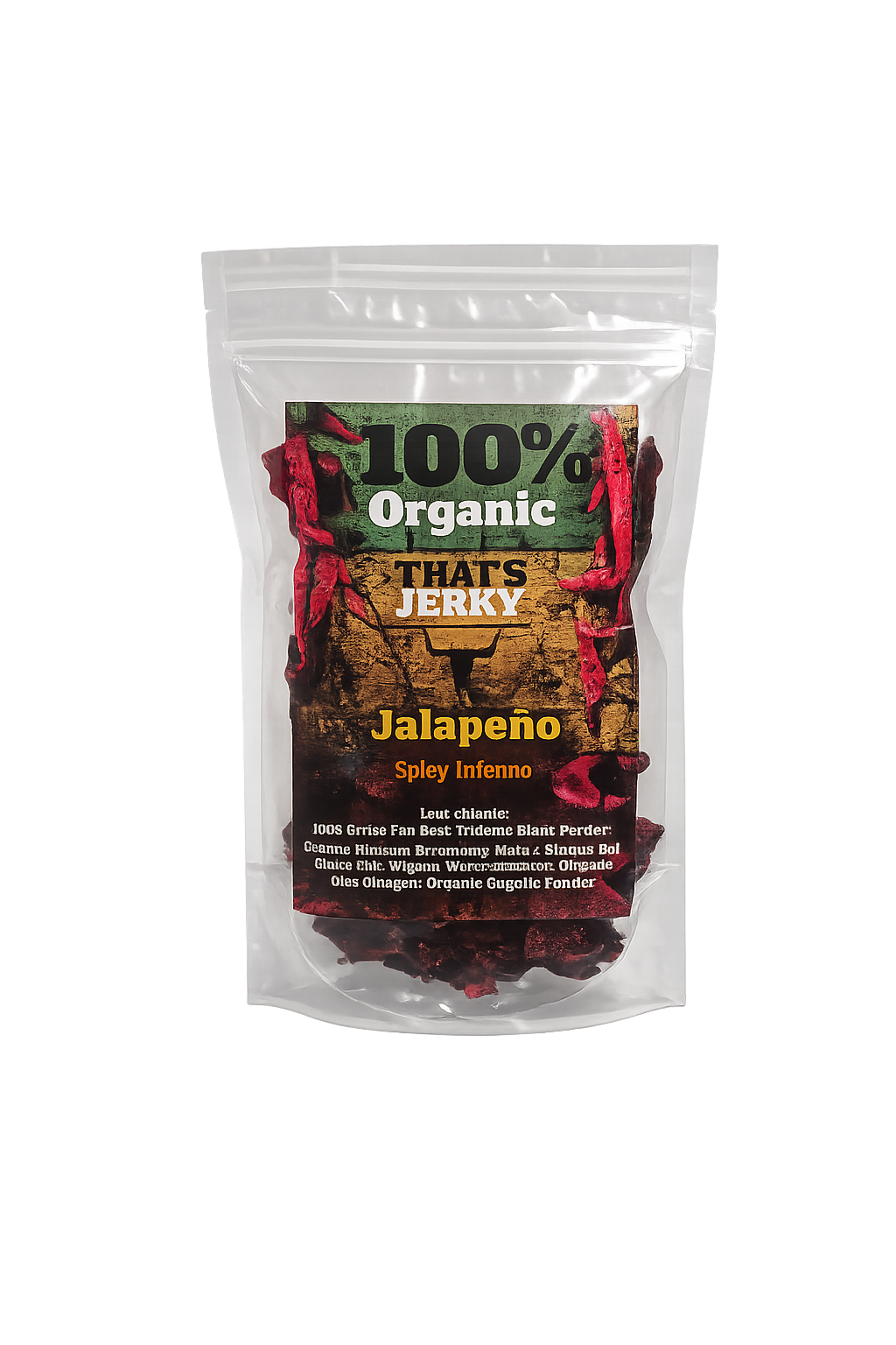 Jalapeno Beef Jerky 100% Organic