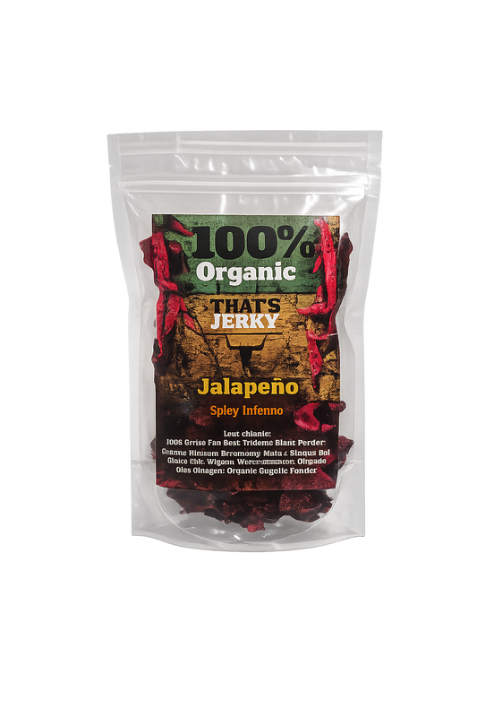 Jalapeno Beef Jerky 100% Organic
